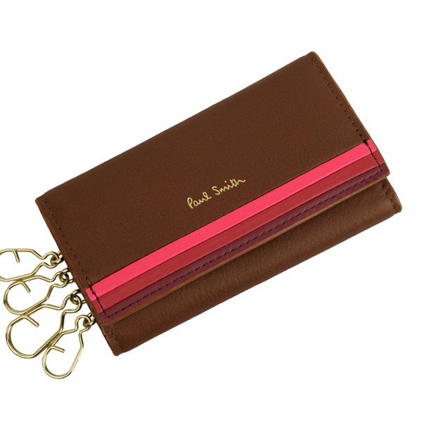 国内配送 楽天市場 ポールスミス Paul Smith 4連キーケース アウトレット Psmk0045 カギ 鍵 4連 収納 コンパクト ギフト プレゼント レディース メンズ かっこいい 可愛い かわいい おしゃれ オシャレ ブランド レザー 革 本革 ストライプ Fascino 激安単価で