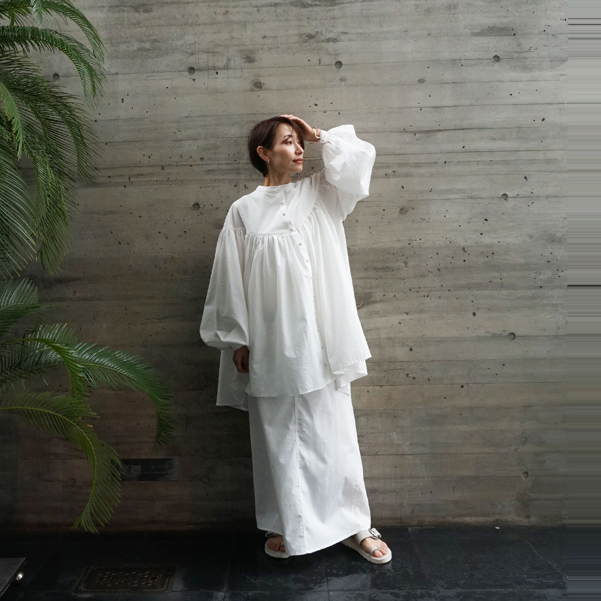 【コグマ】KAPITAL(キャピタル)/フレンチスリーブギャザーチュニック コグマ様専用】KAPITAL(キャピタル)/フレンチスリーブギャザー