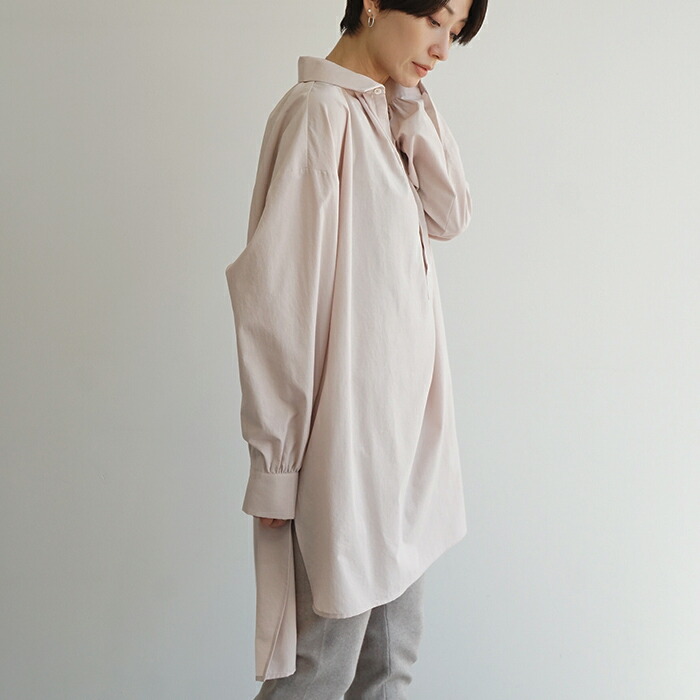 ヘンリーネックチュニックシャツ」FASHFREN チュニック シャツ ヘンリーネックチュニックシャツ」FASHFREN チュニック シャツ