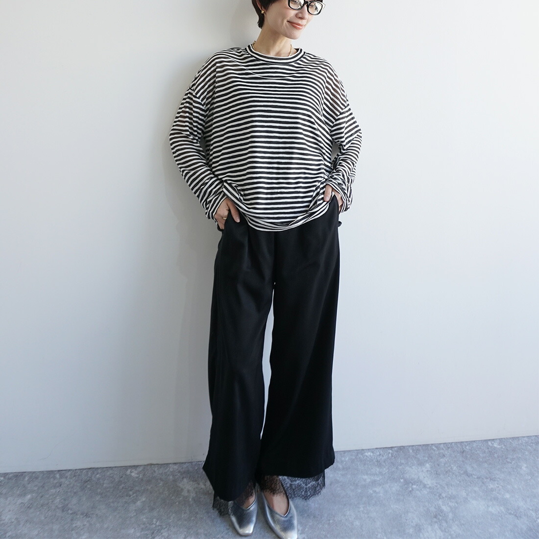 FASHFREN 裾レーススカート 裾レーススカート | FASHFREN/ファッシュフレン「35歳からの女性