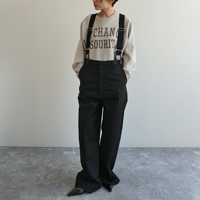 サスペンダーパンツ