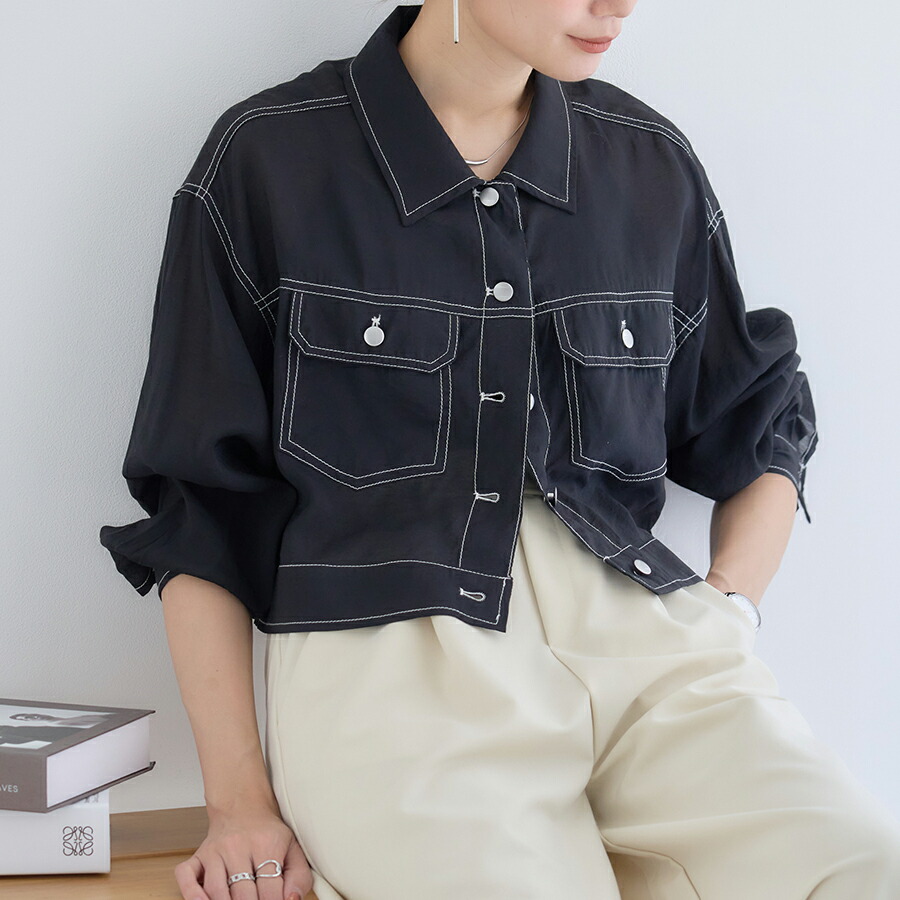 楽天市場】ステッチシアージャケット [K1337] ジャケット