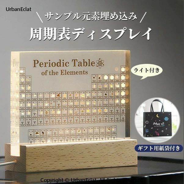 学用品 赤ちゃん 暖色系照明ランプ 仕立て上げる 木製LED軍事基地付き添い人 15*4.5*13.4糎 商品目録 化学元素 授業時間 科学の科目室内装飾 学び取る物の具