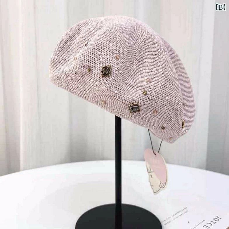 ベレー 帽 春夏 帽子 軽量で ある レディース 画家 レディース 和紙 ファッション おしゃれな 通気性の|ファッションファッション
