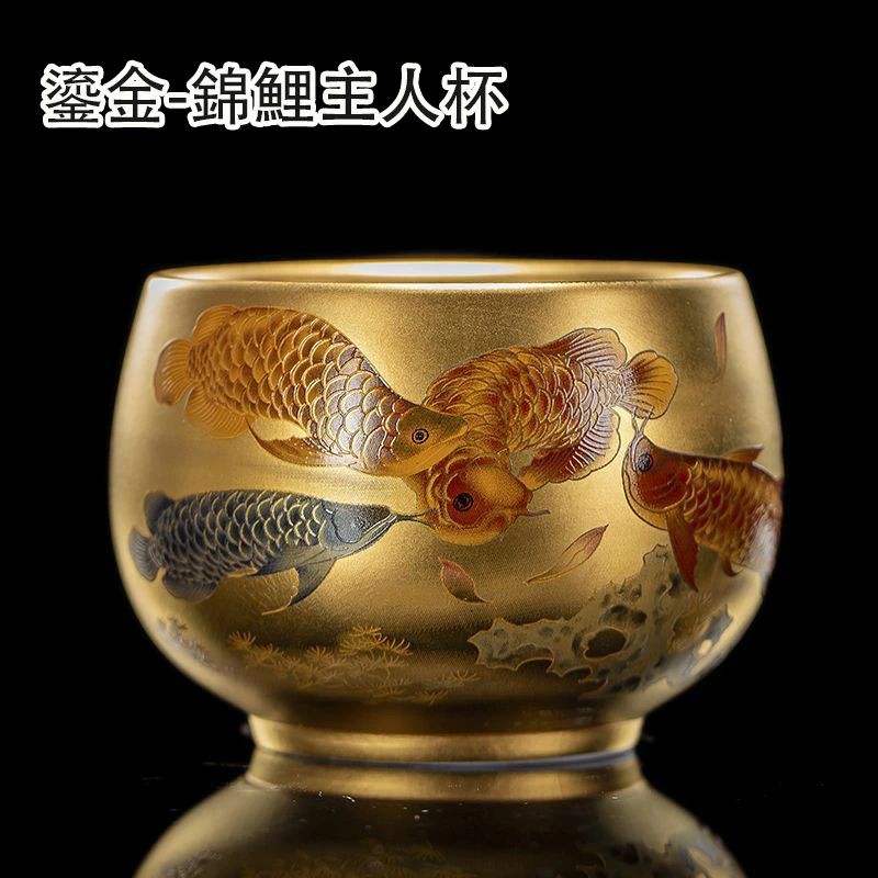 錦鯉 抹茶茶碗 既婚男性杯 茶道具 茶道 国宝 お茶碗 差し上げ物 金? 箱後ばらい ?金 ?銀 ボックス席付き添い人 差し上げ物 天目茶碗 既婚男性杯 曜変天目