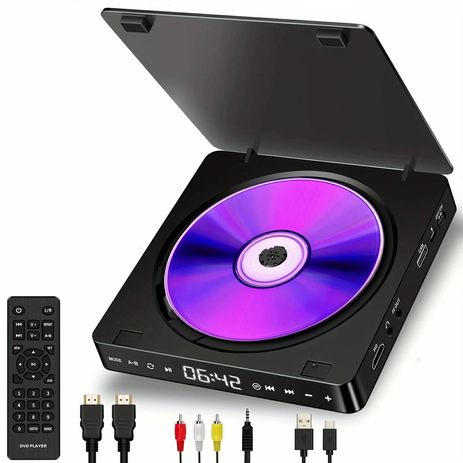 CD/ヴィデオディスク/VCD相応う   固定ディスクミニヴィデオディスク電気蓄音機 USBワット数 高品位テレビ相応う