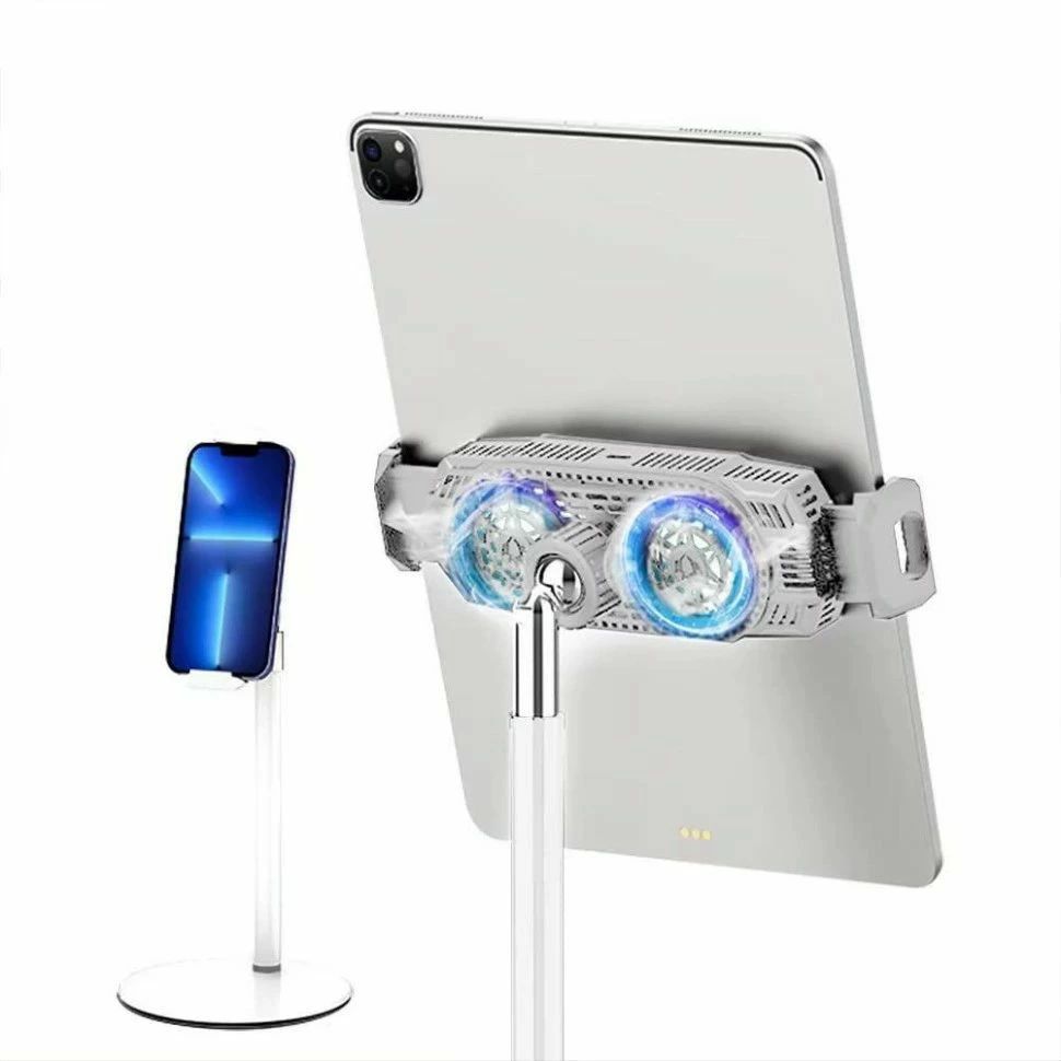 ペルチェ半導体素子冷やかす オシャレ ゼムクリップ iphone/Android/iPad各機種に相応う LEDラ 静音 冷やかす愛読者 スマホクーラー スマホ