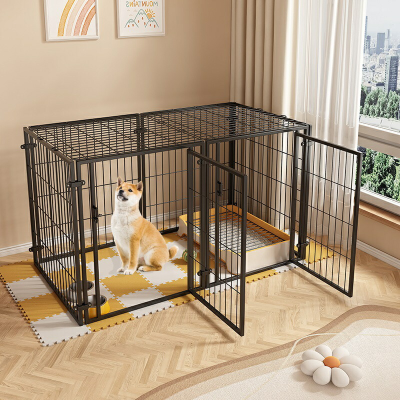ペットフェンスペットケージ ペットサークル 折り畳み式 トレーニングサークル 犬小屋 ペットケージ サークル ペットフェンス ケージ ペットサークル小型犬 ペットサークル犬 中大型犬用― スチール製 複数の組み合わせ 室内室外兼用