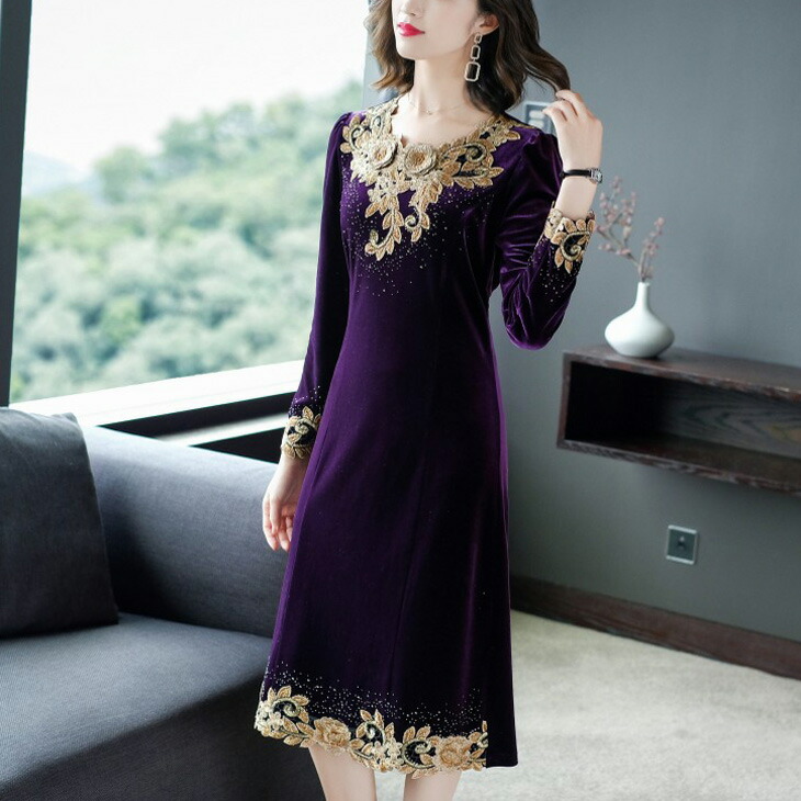 超人気 楽天市場 パーティドレス セレブファッション タイトワンピース フォーマルドレス 豪華な刺繍に視線集中 注目を集める3dフラワー 他と被らない 大人エレガント 着痩 大きいサイズあり 結婚式 披露宴 パーティードレス 謝恩会 上品 優雅 お呼ばれ 送料