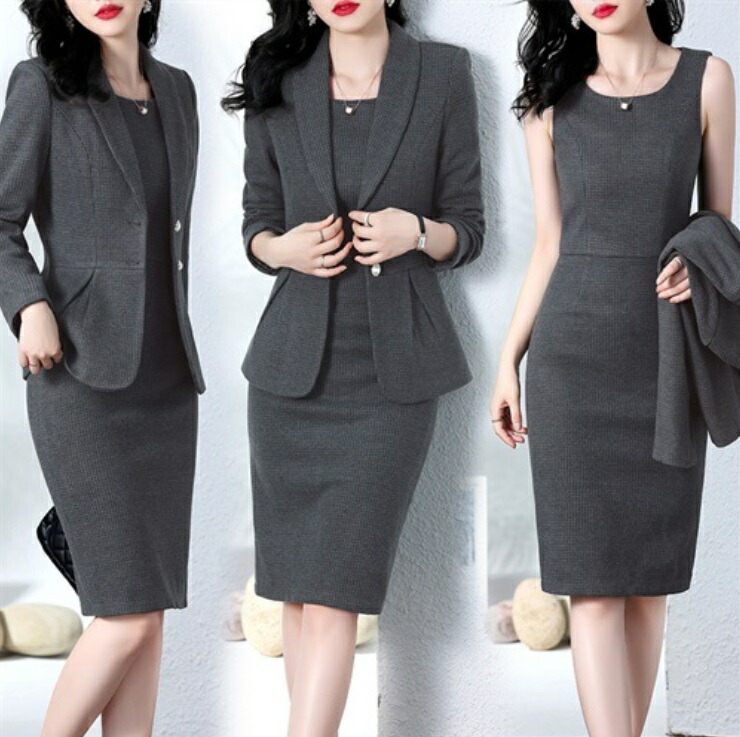 海外正規品 楽天市場 パーティドレス セレブファッション ワンピーススーツ セットアップ 新作 リクルート シーンを選ばず活躍しそう 他と被らない 大人エレガント 着痩 大きいサイズあり 結婚式 披露宴 パーティードレス 謝恩会 上品 優雅 お呼ばれ 飲み会 送料