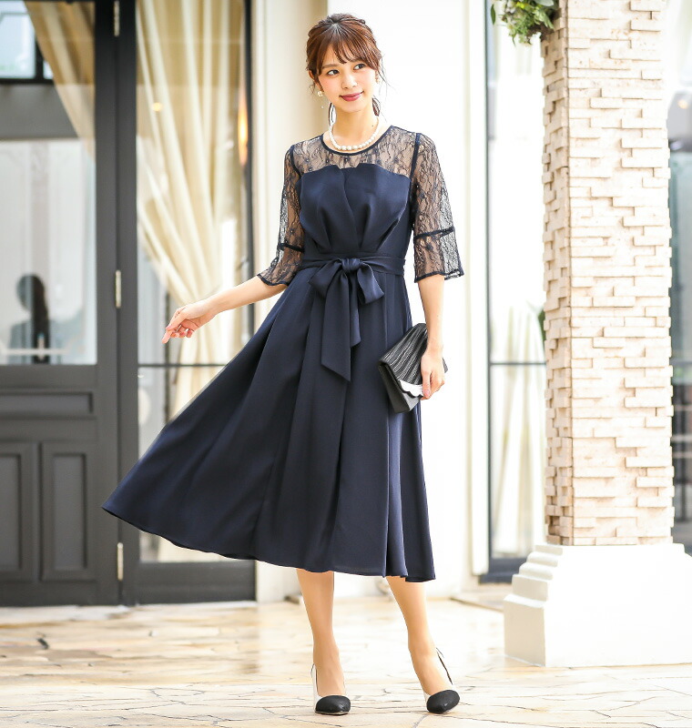楽天市場 結婚式 ワンピース パーティードレス 大きいサイズ 小さいサイズ ロング 袖あり 春 夏 秋 冬 パーティドレス 二次会 謝恩会 大学生 レース 成人式 同窓会 体型カバー 服装 入学式 卒業式 マタニティー 他と被らない 代 30代 40代 50代 母 ママドレス