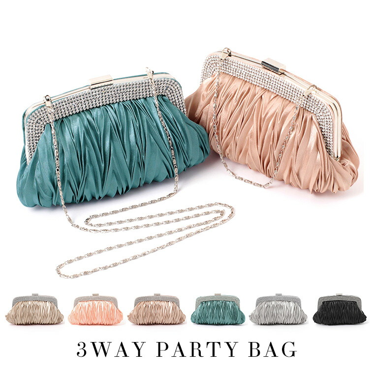 Fashionletter Rakuten Global Market Party Bag Large Las Party Bag Large Las Clutch Wedding Invited Formal 3 Way Ceremony Graduation Entrance