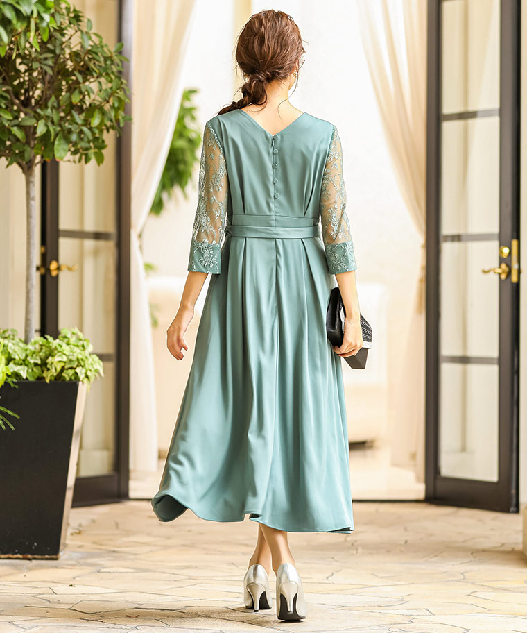 楽天市場 謝恩会ドレス 結婚式 ワンピース パーティードレス ドレス レース フレア チュール 大きいサイズ 大きめ ゆったり 披露宴 二次会 お呼ばれ 成人式 同窓会 ドレス 卒業パーティー 大学生 卒業式 小さいサイズ 袖あり 袖有り 結婚式 服装 女性 40代 ワンピース