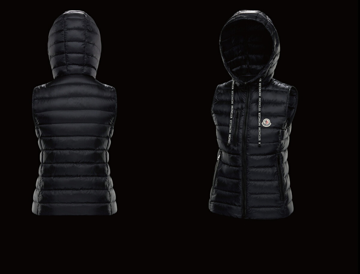 Moncler モカシン モンクレール Sucrette ダウン ダウンベスト Armani ジャケット レディース ブラック 19年春夏新作 Fashionplateプレミアダウンの老舗ブランド