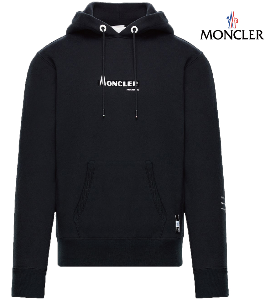 MONCLER モンクレール 7 MONCLER Fragment Hiroshi Fujiwara SWEAT-SHIRT Genius  コレクション スウェット パーカー メンズ ブラック 2018-2019年秋冬 | fashionplate