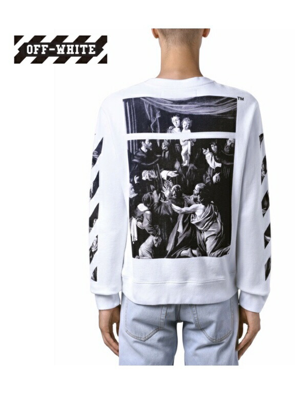 超特価SALE開催！ Off-White オフホワイト CARAVAGGIO SWEAT T-SHIRT