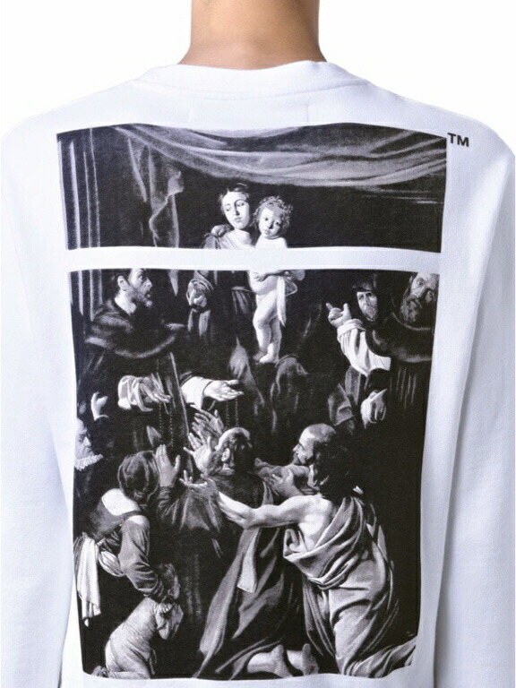 超特価SALE開催！ Off-White オフホワイト CARAVAGGIO SWEAT T-SHIRT