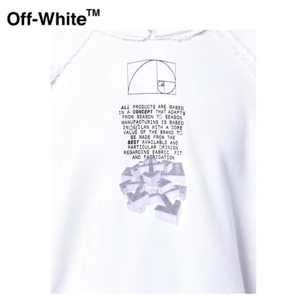 大特価放出！ Off-White Sweat Hoodie Black White Mens 2020SS オフ