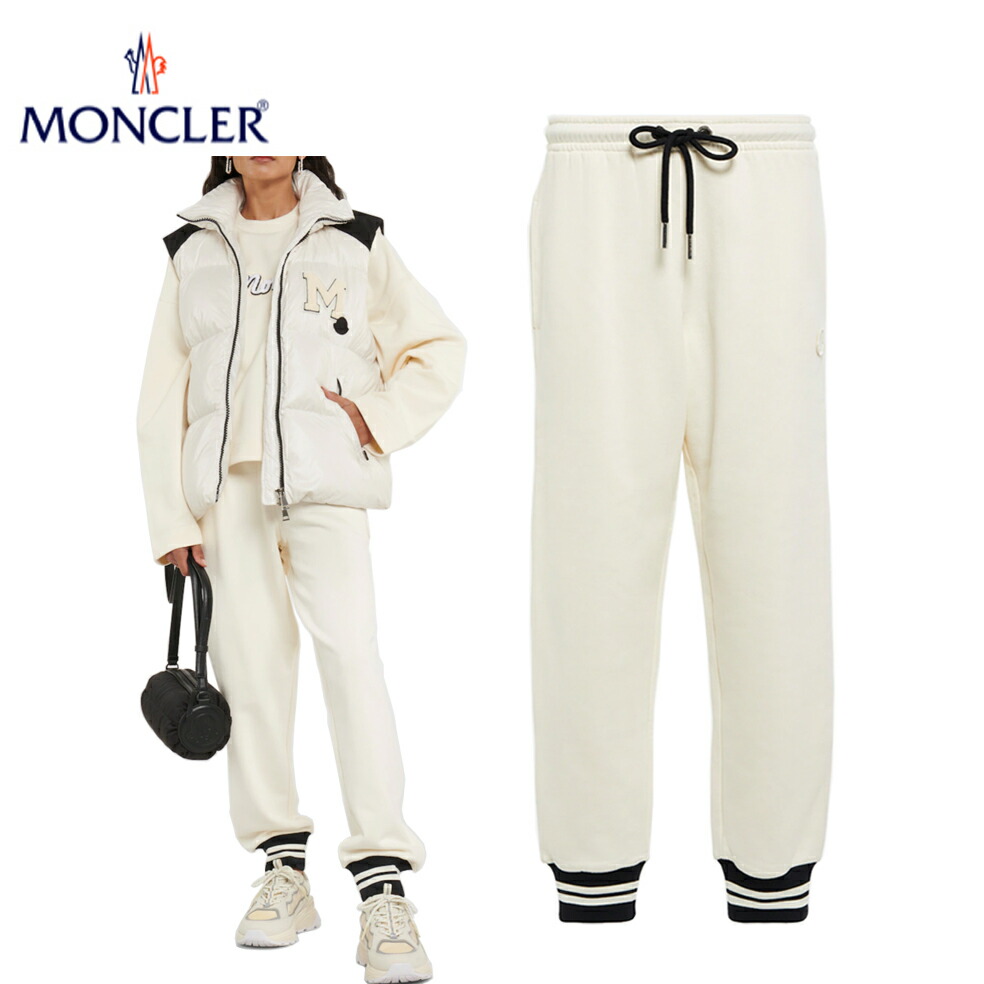 MONCLER 2023/24秋冬新作キッズ ロゴ付きニットパンツ 4A/6A 