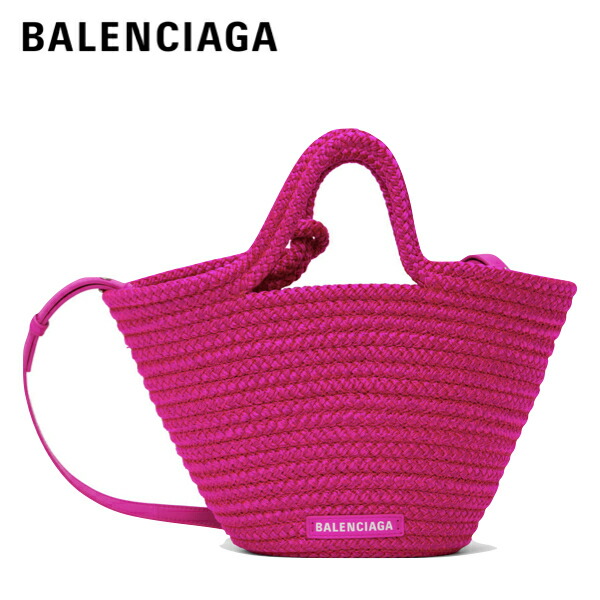 楽天市場】BALENCIAGA XS Bistro basket tote Sweet pink Bag