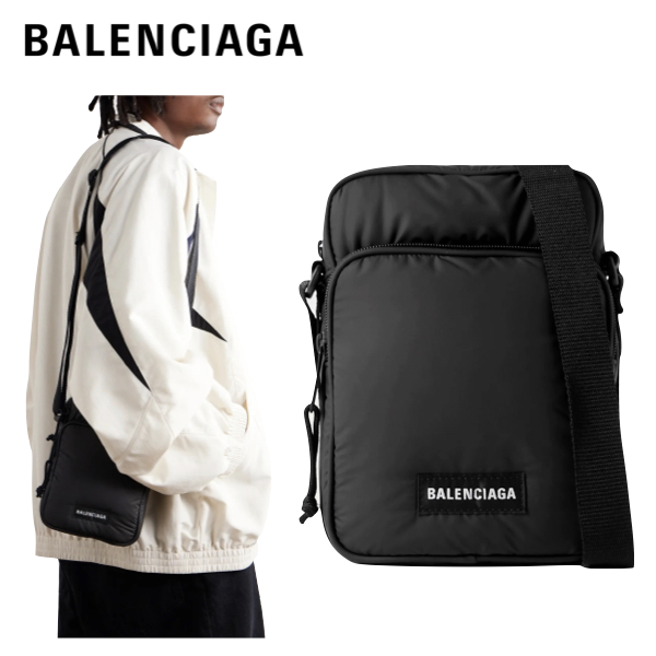 楽天市場】BALENCIAGA Explorer Messenger Bag Mens Black 2020AW 