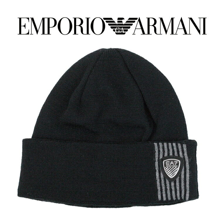 Emporio Armani - 美品 エンポリオアルマーニ ウール ソフト帽 ハット