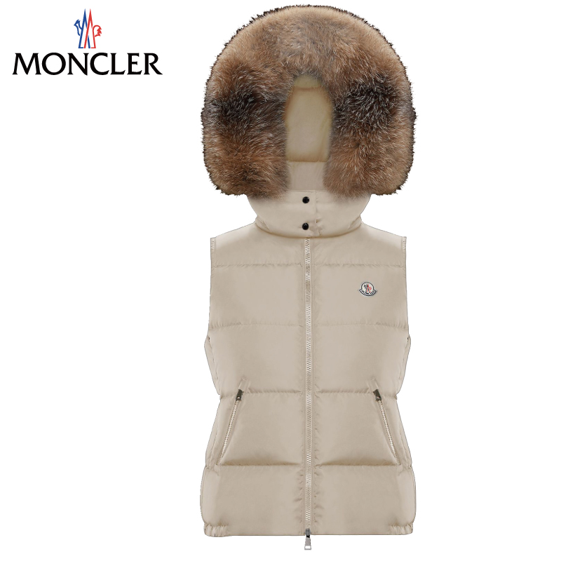 MONCLER モンクレール GALLINULE gilet ダウンベスト レディース Beige ベージュ 2019-2020年秋冬新作 |  fashionplate