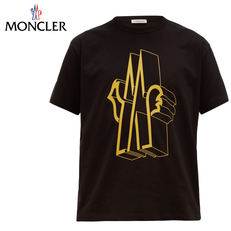 楽天市場】MONCLER モンクレール Logo-print cotton T-SHIRT Tシャツ