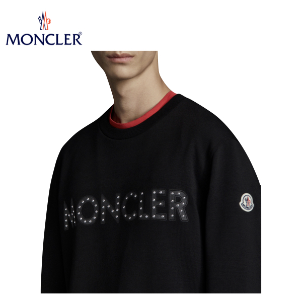 MONCLER Studded Logo 2022SS モンクレール スウェットシャツ スタッズ