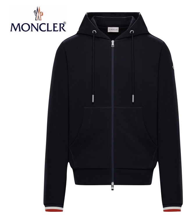 【楽天市場】【2colors】MONCLER Fleece zip up hoodie Mens 