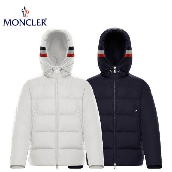 楽天市場】MONCLER VALENTINO V Logo Navy Rosso Mens Down Jacket 