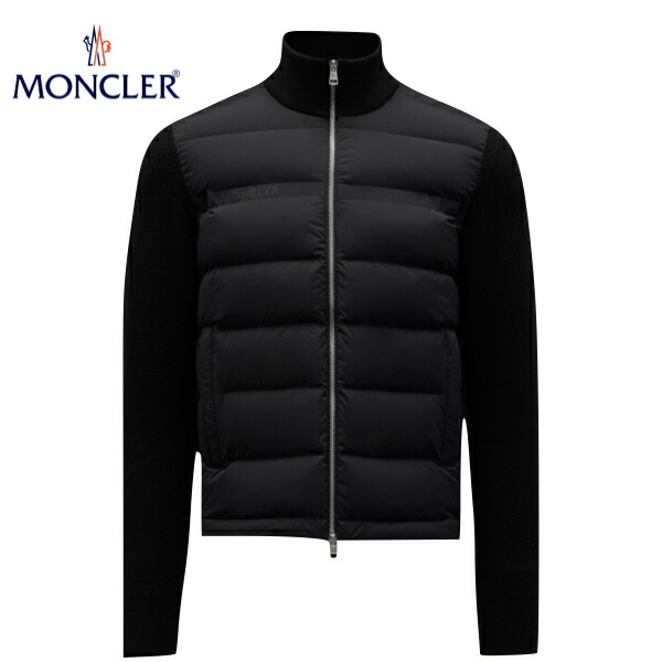 直送商品短納期 Cardigan Ribbed 21aw 21 22年秋冬メンズファッション Top メンズ Moncler モンクレール Top Black リブ Wool プレミアダウンブランドのmoncler Mens ウール カーディガン メンズ ブラック トップス 21 22年秋冬 激安商品