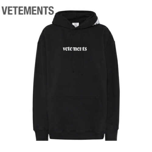 ポイント10倍】 Vetements ヴェトモン ロゴ パーカー トップス