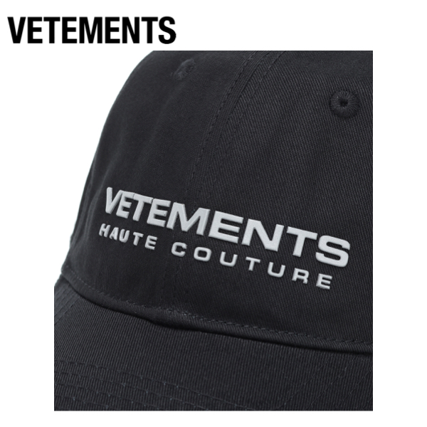 VETEMENTS Logo cotton baseball ロゴ cap 2020年春夏 2020SS