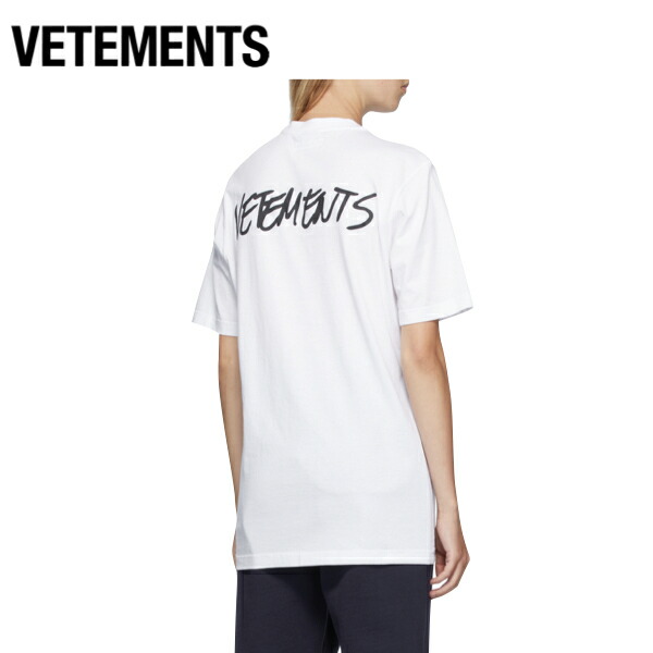 vetements ss20 logo T-shirt ヴェトモンの+kikisuperfood.it