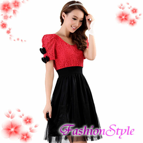 Red and Black Party Dresses