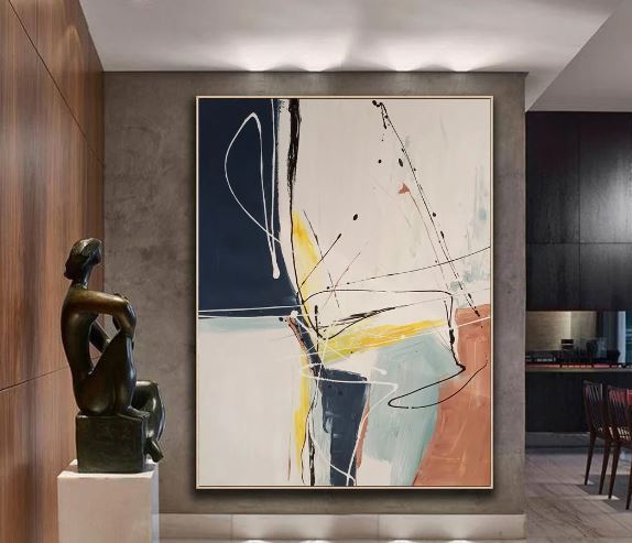 キャンバスアート 油絵 抽象画 abstract おしゃれ ウォールアート インテリア 壁掛け雑貨 オイルペイント