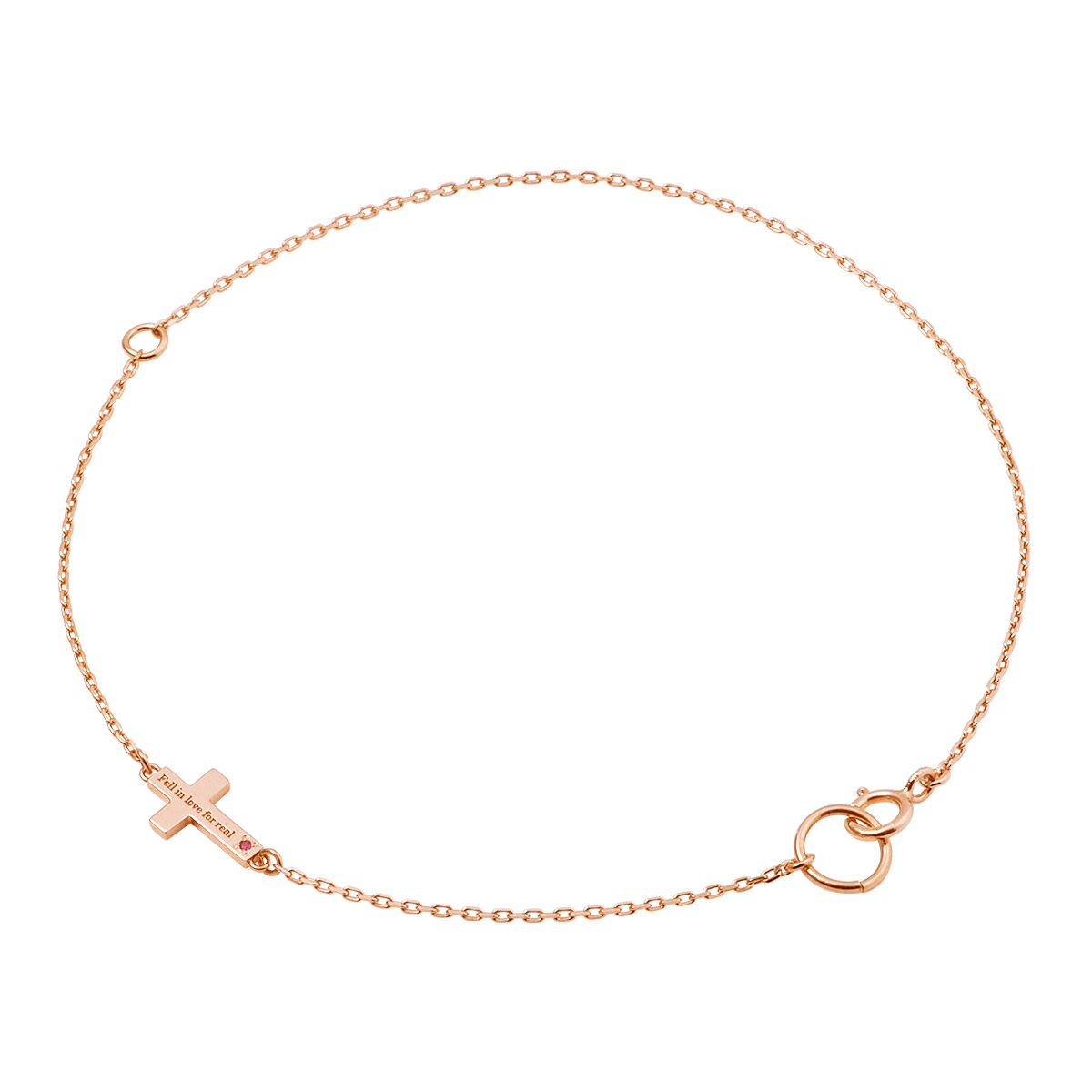 THEKISS公式サイトシルバーペアブレスレットアンクレット2WAY24cm(レディース単品)ルビーペアアクセサリージュエリーブランドTHEKISSペアブレスレットプレゼントSAB700RBザキス【送料無料】【楽ギフ_包装】