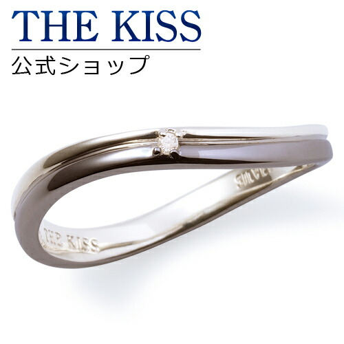 【ラッピング無料】THE KISS 公式ショップ シルバー ペアリング ( メンズ 単品 ) ペアアクセサリー カップル に 人気 の ジュエリーブランド THEKISS ペア リング・指輪 SR1293DM 母の日 ギフト【対応(土日祝除く)】