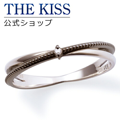 THE KISS 公式ショップ シルバー ペアリング （ メンズ 単品 ） ペアアクセサリー カップル に 人気 の ジュエリーブランド THEKISS ペア リング・指輪 SR6087DM ザキス 母の日 ギフト