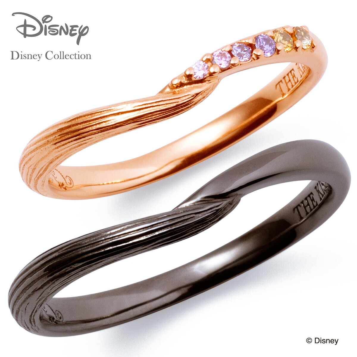 楽天市場 送料無料 ディズニーコレクション 隠れミッキー The Kiss シルバー ペアリング ペア販売 ディズニーピンクサファイア サファイア Sv925 筆記体日本語ハート刻印可 Di Sr11psp Di Sr12sp ディズニーペアリング 指輪 記念日 ホワイトデー