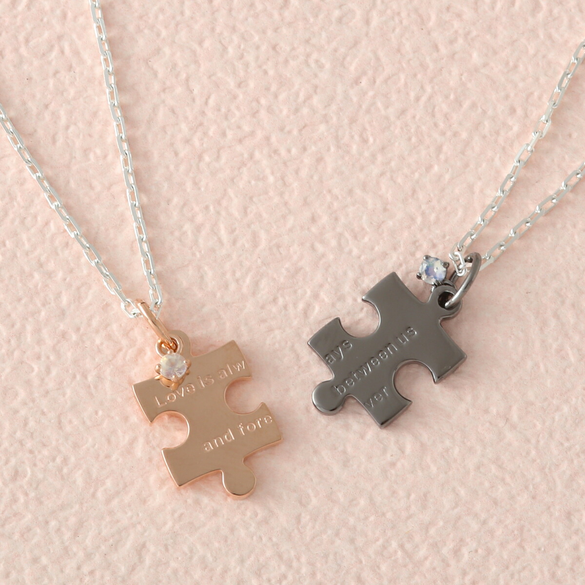  パズル ネックレス＋キーホルダーセット おまけ付き ダイヤモンドマイクロミニパズルネックレス HEART OF CONCEPT