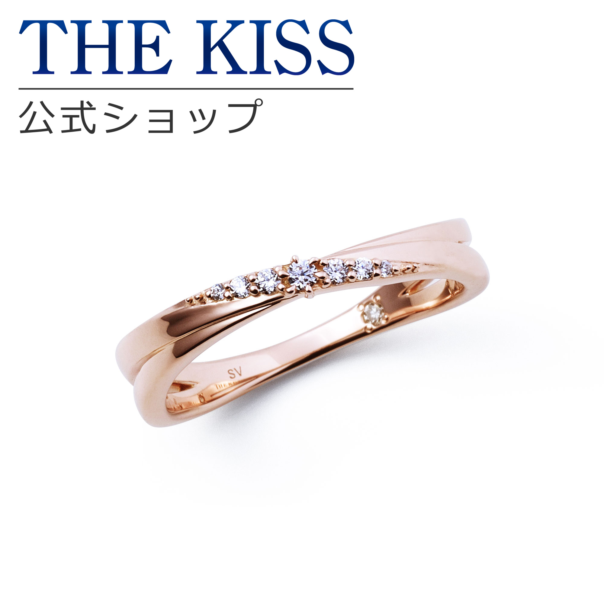 ＼数量限定／【ラッピング無料】THE KISS 公式ショップ シルバー ペアリング （ レディース 単品 ） ペアアクセサリー カップル 人気 ジュエリーブランド THEKISS 指輪 プレゼント 2024-01RPI-DM 母の日 ギフト【対応（土日祝除く）】