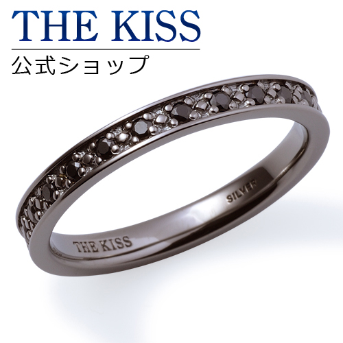 【あす楽対応】THE KISS 公式サイト シルバー リング （ メンズ ） メンズジュエリー・アクセサリー ブラックキュービック ジュエリーブランド THEKISS BLACK リング・指輪 記念日 プレゼント B-R4000SVCB ザキス 【送料無料】