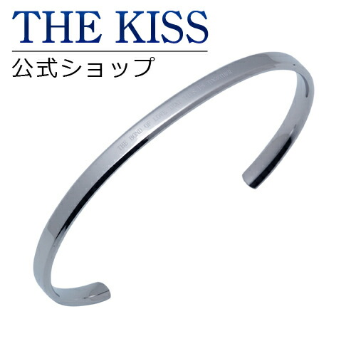 THE KISS 公式ショップ ステンレス ペアバングル （メンズ 単品） キュービック サージカルステンレス 316L ペアアクセサリー ジュエリーブランド THEKISS ペア バングル TBR3019CB-M ザキス 母の日 ギフト