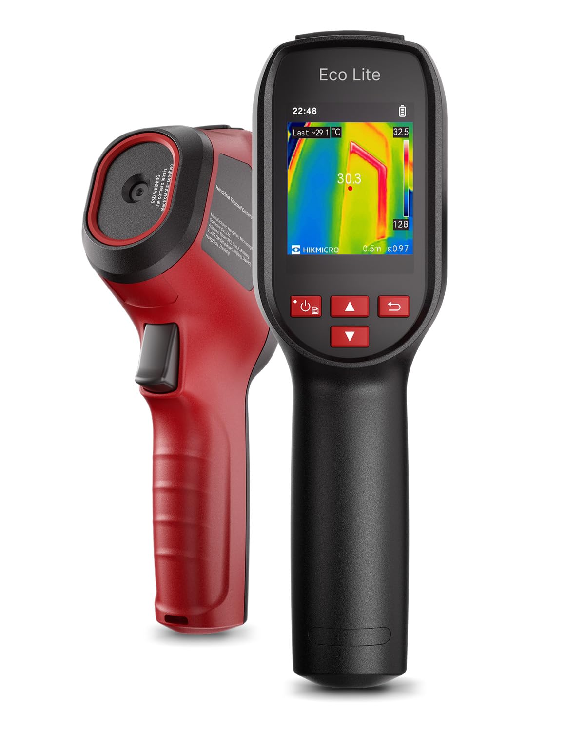 【百貨店SALE押さえる 10％OFF】HIKMICRO Eco Lite 赤外線気温計 赤外線写真機 非当たること気温計 -20°C～550°C 合わせる能力のあるな放射能率 IR解像力96×96 デュアル流行り物 14第四次元年代順の継続当て嵌める 1台2役 サーマルカメラ サーモグラフィー 赤外線サーモ写真機 ハンディサーモグラフィカメラ