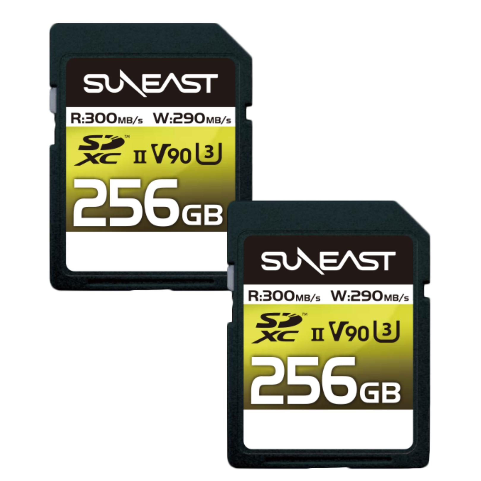 楽天市場】SUNEAST SDカード 64GB 2枚セット 最大300MB/s SDXC UHS-II U3 V90 pSLC 4K 8K  ULTIMATE PRO プロフェッショナル メモリーカード : ファストオンライン