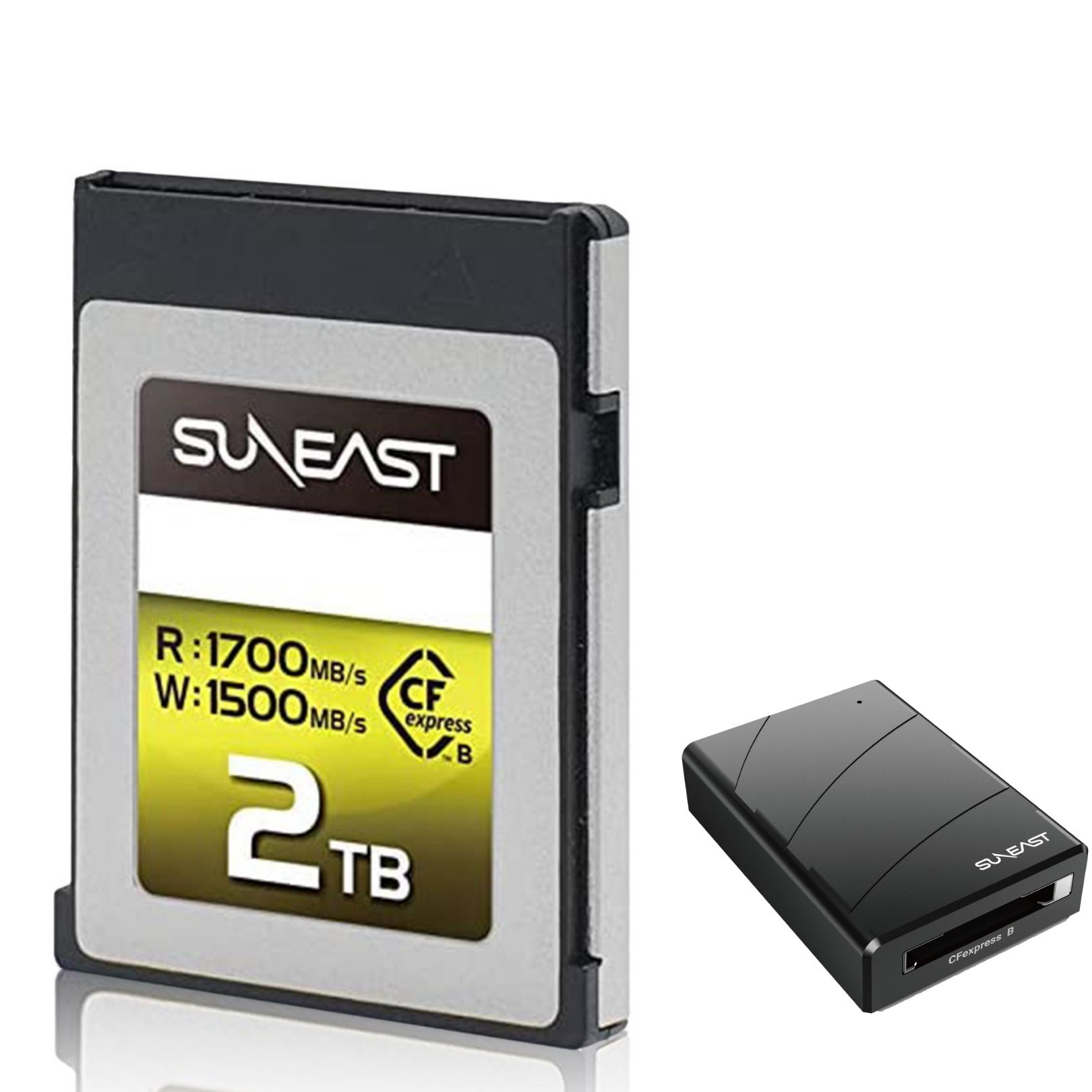 使い勝手の良い】 SUNEAST CFexpress Type B 256GB 純正カードリーダー