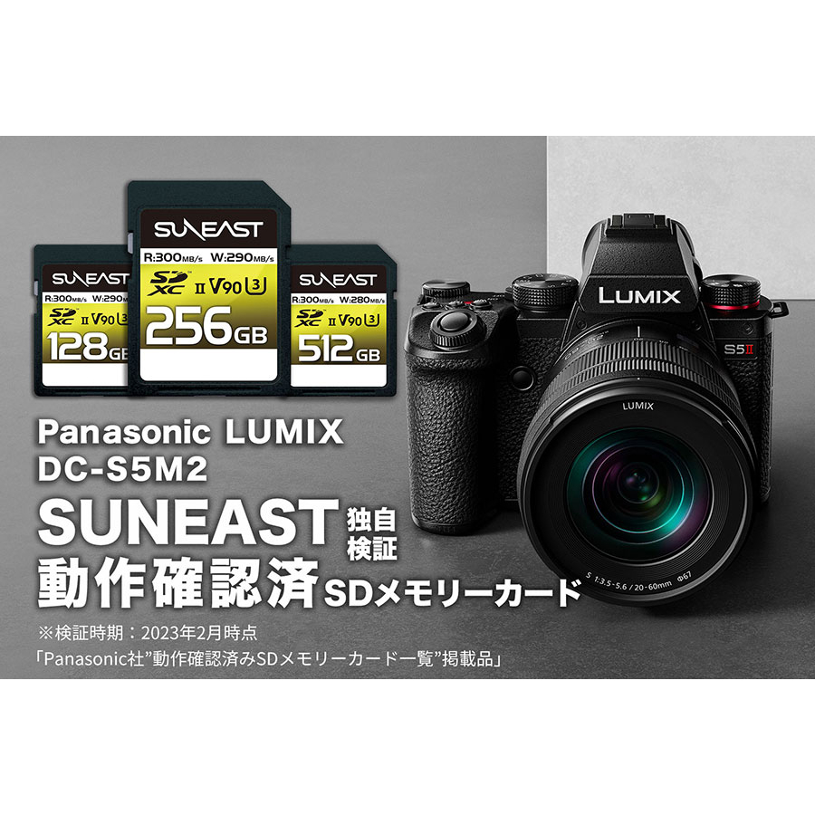 SUNEAST SDカード 256GB ULTIMATE 8K 2枚セット PRO U3 UHS-II pSLC