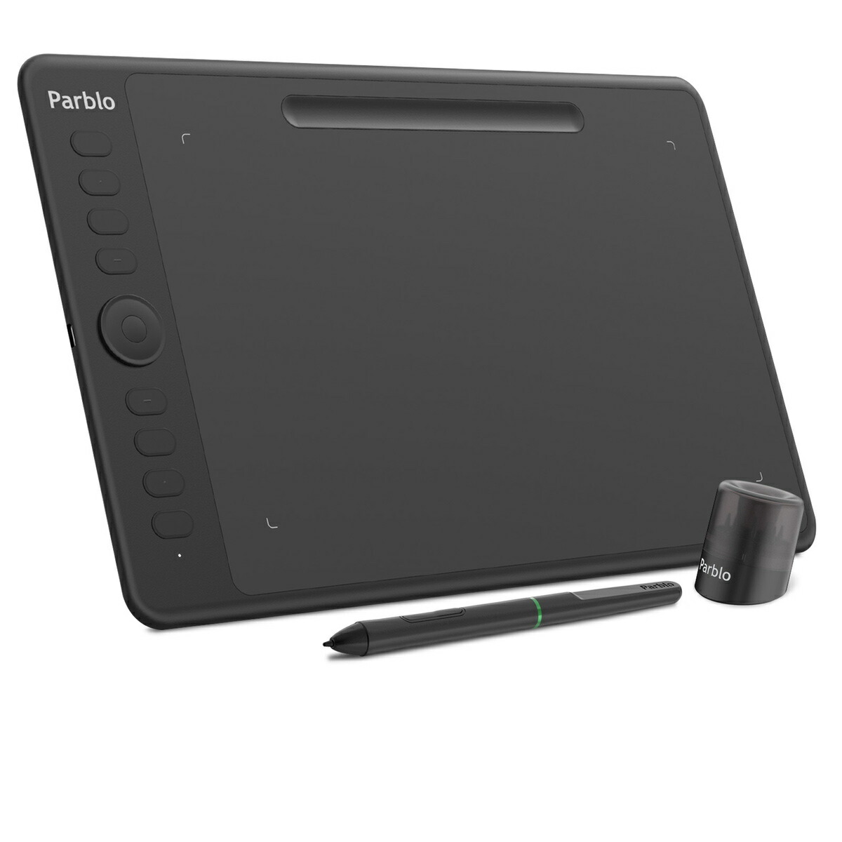 Parblo Intangbo ペンタブ プロ 10x6インチ Windows Macos Android対応 8192レベル筆圧 充電不要ペン 傾き検知機能 ペン入力 デジタル絵 ニ本指グローブ付き オンラインレッスン Suゲーム用 イラスト ブラック Mサイズ Pa013 送料無料 Bouncesociety Com